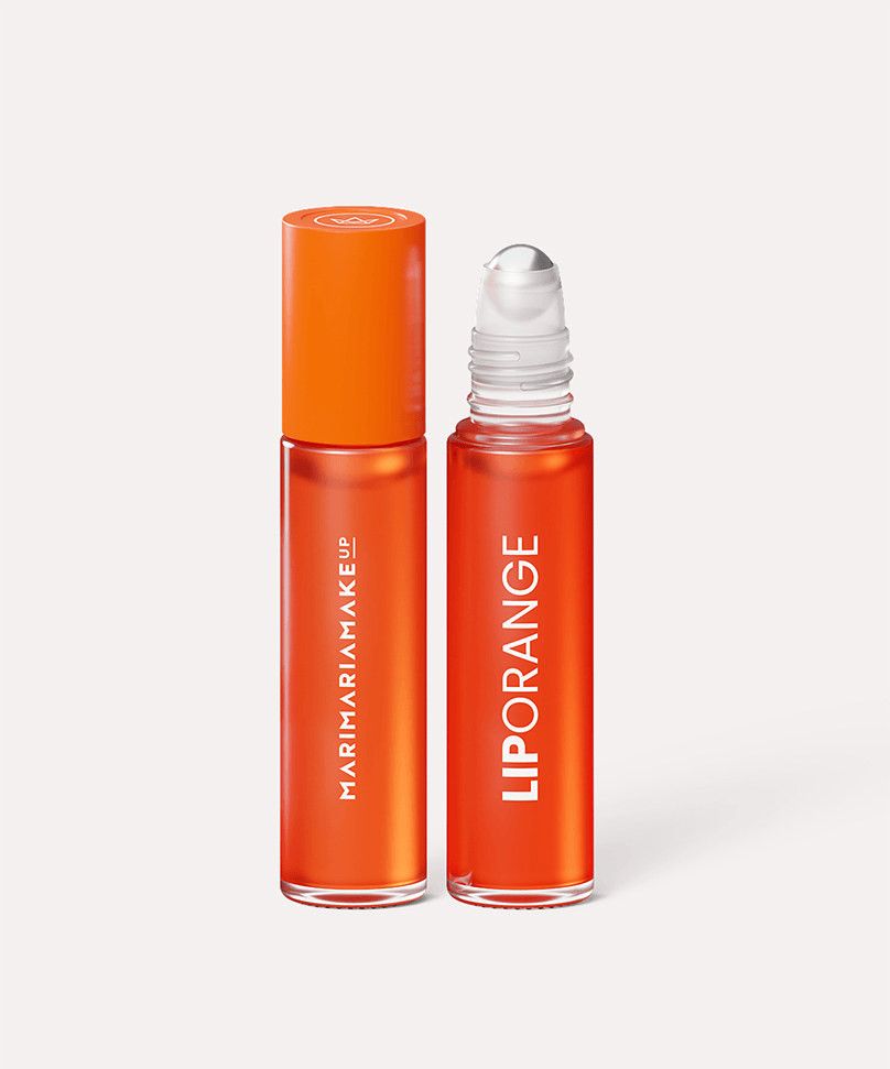 Lip Orange - óleo labial com acabamento luminoso sofisticado, embalagem laranja com aplicador para uso diário
